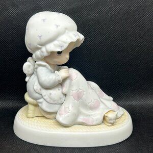 Precious Moments “Love covers all” figurine early mark